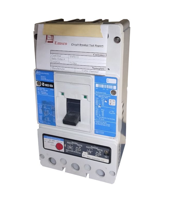 molded case circuit breaker with test report